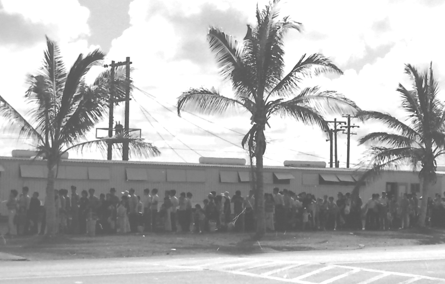 refugee relo center Guam 1975